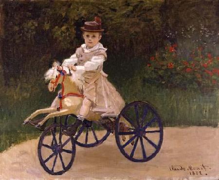 Claude Monet Jean Monet on his Hobby Horse china oil painting image